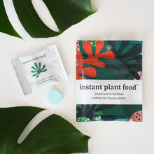 Load image into Gallery viewer, (2) tablet package of Instant Plant Food easy-use, self-dissolving fertilizer tablets for feeding all types of houseplants.