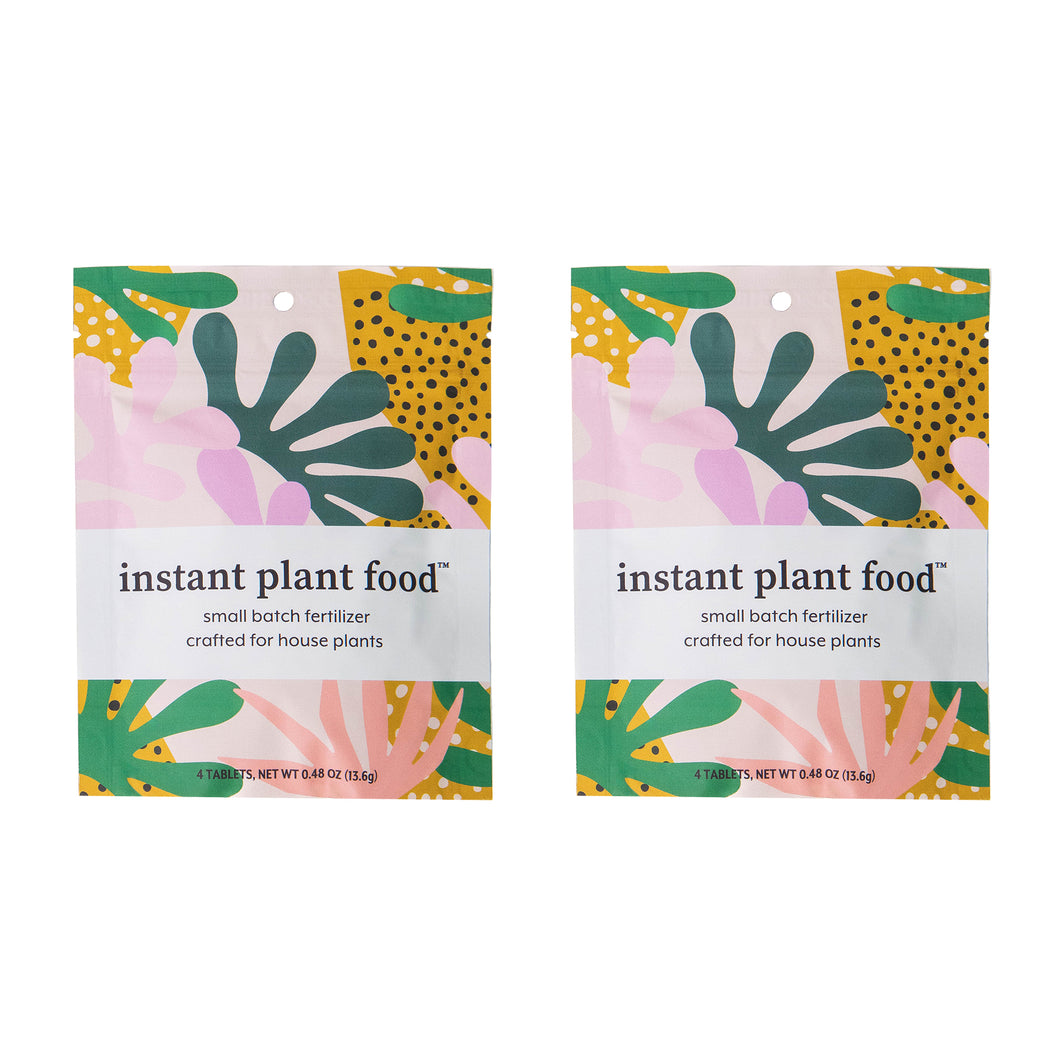 (2) Instant Plant Food 4-Tablet Pouch Bundle