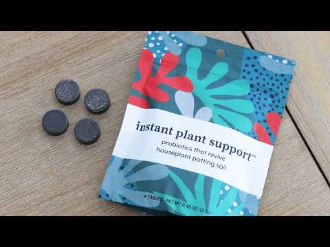 Instant Plant Support (4Tablets) Indoor & Houseplant Soil ProBiotic