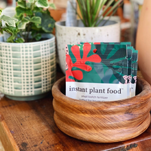 Load image into Gallery viewer, Great gift or stocking stuffer for plant lovers. (2) tablet package of Instant Plant Food easy-use, self-dissolving fertilizer tablets for feeding all types of houseplants.
