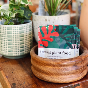 Great gift or stocking stuffer for plant lovers. (2) tablet package of Instant Plant Food easy-use, self-dissolving fertilizer tablets for feeding all types of houseplants.