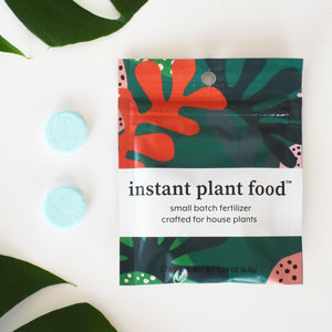 (2) tablet package of Instant Plant Food easy-use, self-dissolving fertilizer tablets for feeding all types of houseplants.