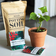 Load image into Gallery viewer, Great gift or stocking stuffer for plant lovers. (2) tablet package of Instant Plant Food easy-use, self-dissolving fertilizer tablets for feeding all types of houseplants.
